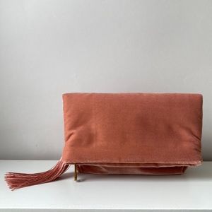Pink Velvet J.Crew Clutch